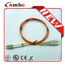 3M/5M/10M UL Approved CMR/CMP Jacket APC Ferrule Telecom Level SM/MM fiber patch cord sc to lc